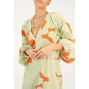 NWT  Eywasouls Malibu Kaftan, terracotta m/L $495 B15